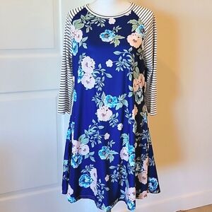 🍃 Cottage Clothing dress floral Sz L
